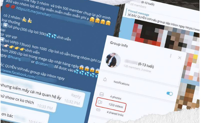 Sự phổ biến các nhóm telegram săn clip hiện nay